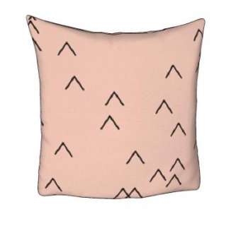 北欧玫瑰色枕头SU模型下载_sketchup草图大师SKP模型