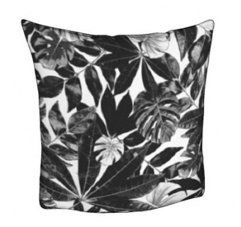 热带植物暗色抱枕SU模型下载_sketchup草图大师SKP模型