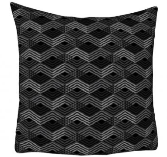 黑色鱼鳞抱枕SU模型下载_sketchup草图大师SKP模型