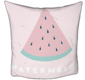 西瓜粉色抱枕SU模型下载_sketchup草图大师SKP模型