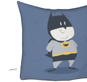 卡通蝙蝠侠枕头SU模型下载_sketchup草图大师SKP模型