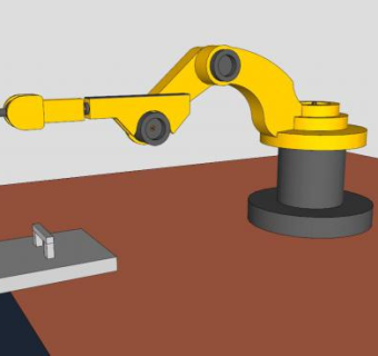 工业机械手臂SU模型_su模型下载 草图大师模型_SKP模型