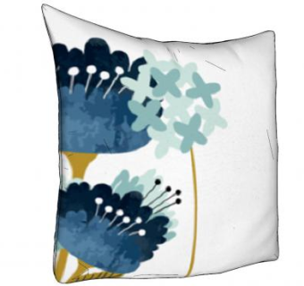 秋天的花园印花抱枕SU模型下载_sketchup草图大师SKP模型