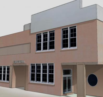 大力神建筑公司SU模型下载_sketchup草图大师SKP模型