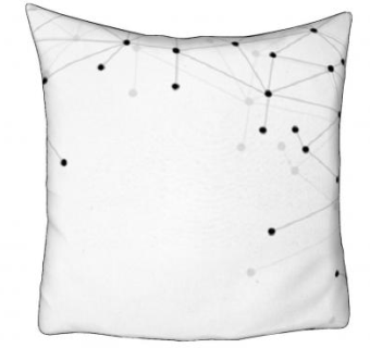 圆点连线简易抱枕SU模型下载_sketchup草图大师SKP模型