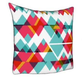 三角几何枕头SU模型下载_sketchup草图大师SKP模型