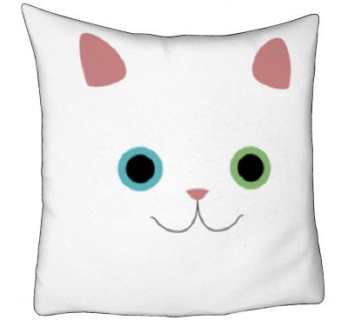 白猫抱枕SU模型下载_sketchup草图大师SKP模型