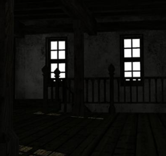 现代废弃建筑SU模型下载_sketchup草图大师SKP模型