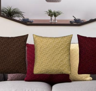 纯色编织沙发抱枕SU模型下载_sketchup草图大师SKP模型