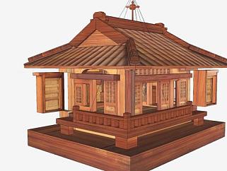 <em>日本</em>家庭日式房子SU模型下载_sketchup草图大师SKP模型