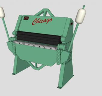 金属切割机SU模型_su模型下载 草图大师模型_SKP模型