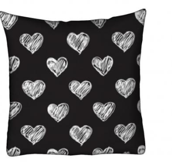 简约风爱心抱枕SU模型下载_sketchup草图大师SKP模型