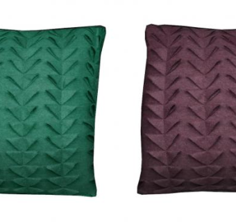 绿色紫色沙发抱枕SU模型下载_sketchup草图大师SKP模型