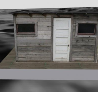 花园小屋农场建筑SU模型下载_sketchup草图大师SKP模型