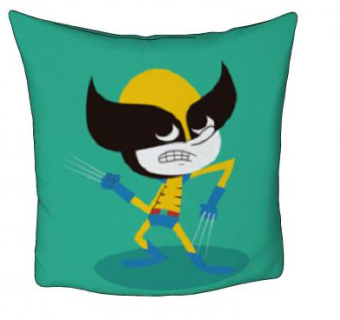 金刚狼绿色抱枕SU模型下载_sketchup草图大师SKP模型