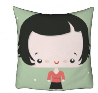 艾蜜莉少女抱枕SU模型下载_sketchup草图大师SKP模型