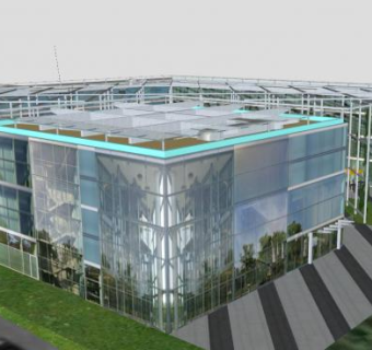 神学院酒店度假村SU模型下载_sketchup草图大师SKP模型