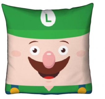 路易吉卡通抱枕SU模型下载_sketchup草图大师SKP模型