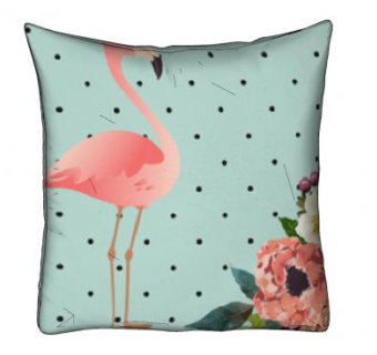 火烈鸟鲜花抱枕SU模型下载_sketchup草图大师SKP模型