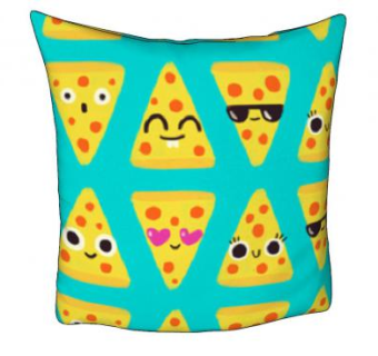 披萨派对抱枕SU模型下载_sketchup草图大师SKP模型