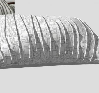 北欧风沙发靠枕SU模型下载_sketchup草图大师SKP模型