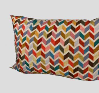 复古拼接颜色枕头SU模型下载_sketchup草图大师SKP模型