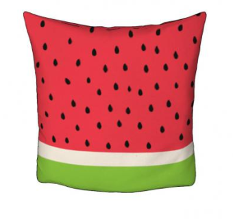 西瓜图案抱枕设计SU模型下载_sketchup草图大师SKP模型