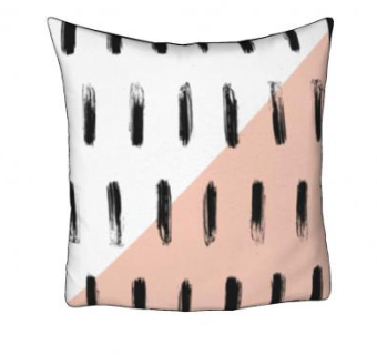 拼接双色黑纹抱枕SU模型下载_sketchup草图大师SKP模型