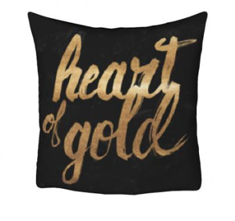 金色英文黑色抱枕SU模型下载_sketchup草图大师SKP模型