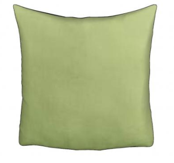 草绿色法兰绒抱枕SU模型下载_sketchup草图大师SKP模型