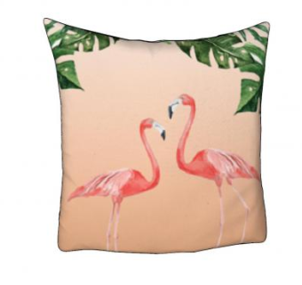 简约风火烈鸟抱枕SU模型下载_sketchup草图大师SKP模型