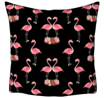 火烈鸟黑色抱枕SU模型下载_sketchup草图大师SKP模型