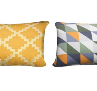 简欧沙发抱枕系列SU模型下载_sketchup草图大师SKP模型