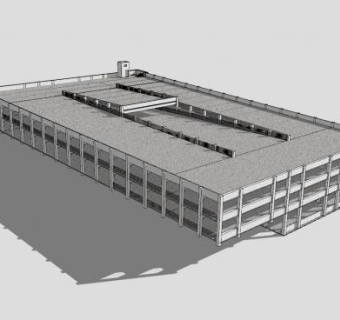 冠军办公室建筑SU模型下载_sketchup草图大师SKP模型