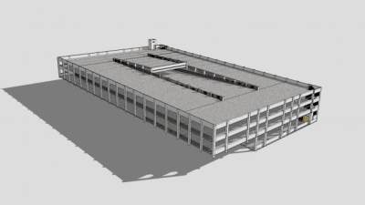 冠军办公室建筑SU模型下载_sketchup草图大师SKP模型