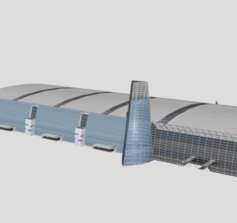 弗吉尼亚海滩会议建筑中心SU模型下载_sketchup草图大师SKP模型