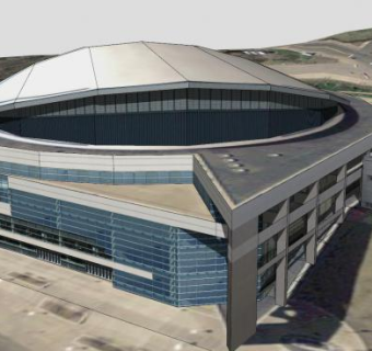 彼得森活动建筑SU模型下载_sketchup草图大师SKP模型