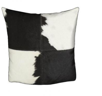 黑白色牛皮抱枕SU模型下载_sketchup草图大师SKP模型