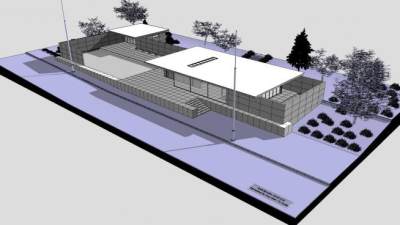 现代房子研究建筑SU模型下载_sketchup草图大师SKP模型