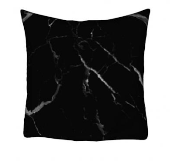 大理石纹理黑色抱枕SU模型下载_sketchup草图大师SKP模型