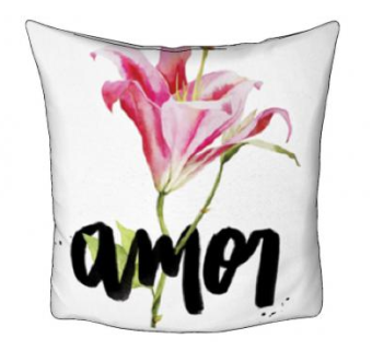 百合花白色抱枕SU模型下载_sketchup草图大师SKP模型