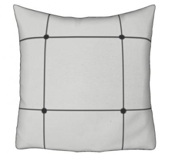 简约灰色格子抱枕SU模型下载_sketchup草图大师SKP模型