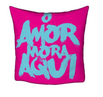 雾蓝色英文粉色抱枕SU模型下载_sketchup草图大师SKP模型