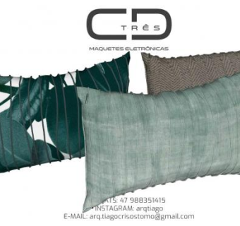 北欧家居沙发抱枕SU模型下载_sketchup草图大师SKP模型