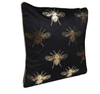 烫金色昆虫图案黑色抱枕SU模型下载_sketchup草图大师SKP模型