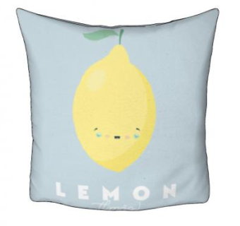 柠檬卡通雾霾蓝抱枕SU模型下载_sketchup草图大师SKP模型