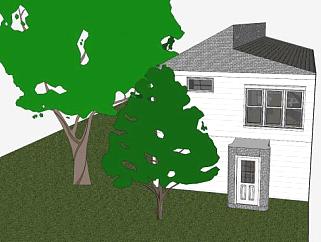 现代三层<em>住宅</em>房子SU模型下载_sketchup草图大师SKP模型