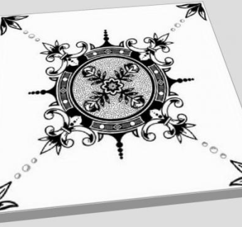 欧式花纹纹饰锦砖SU模型下载_sketchup草图大师SKP模型