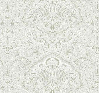 欧式花纹波斯米色墙纸SU模型下载_sketchup草图大师SKP模型