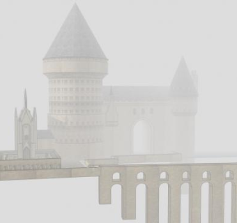 霍格沃茨建筑SU模型下载_sketchup草图大师SKP模型